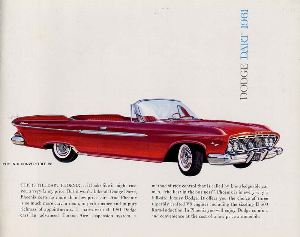 1961 Dodge Dart And Polara Brochure Page 9